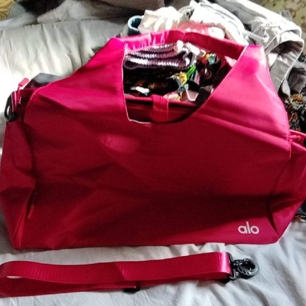 ALO Yoga Vibrant Red Travel Bag